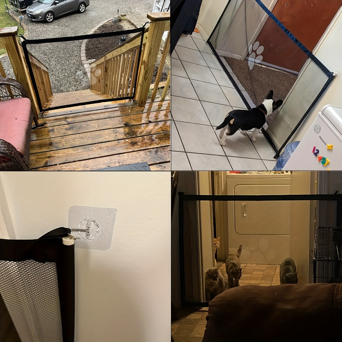 Portão de segurança portátil para animais de estimação, mantenha seu petz sempre seguro